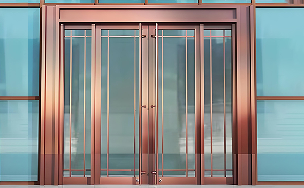 瓜州玻璃地弹门