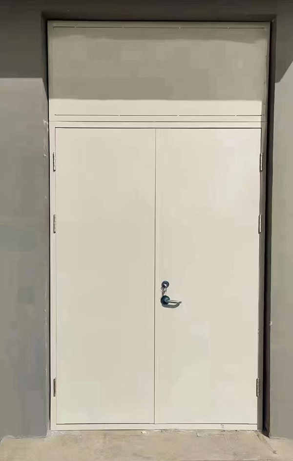 展览馆项目完成大跨度瓜州防火门安装